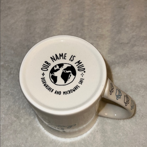 Rottweiler Mom Dog Mug - White and Blue - Picture 5 of 8